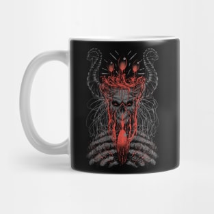 Design "Dark Aquarius" Red Mug